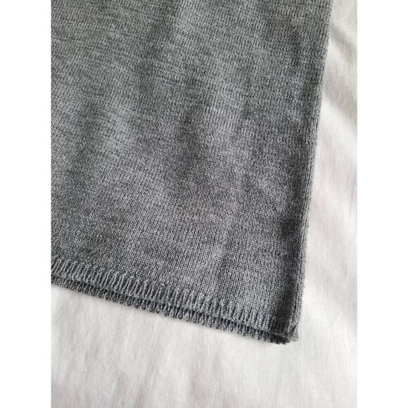 Wayf Sweater Dress Womens XS Gray Knit Long Sleeve Turtleneck Acrylic Pullover - Picture 2 of 6